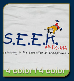 Silk Screen printed sample by Screened Gear Custom Screen Printing, Mesa Arizona